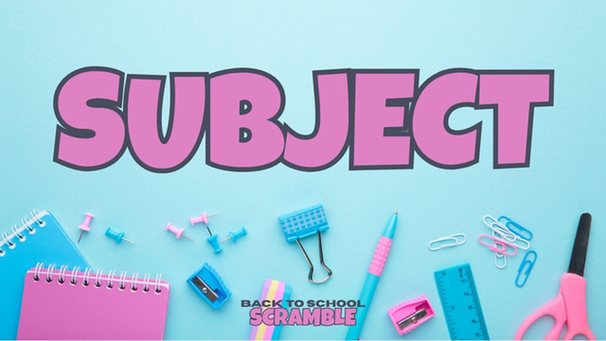 Back to School Scramble image number 5